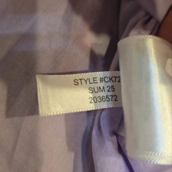 J.Crew Factory Strappy midi dress Vintage Lilac Multi 0 $128 - Picture 7 of 8